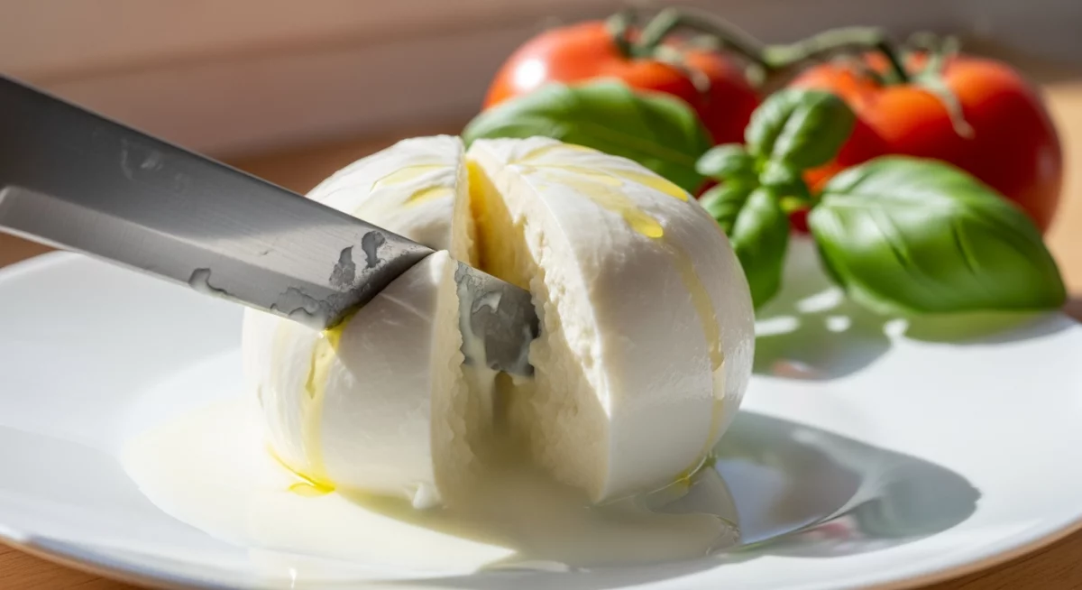 Filage artisanal de la mozzarella di bufala par un fromager italien
